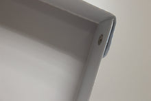 Load image into Gallery viewer, Vintage Quilted Storage Box - 16" x 12" x 7" - Blue &amp; White - Used