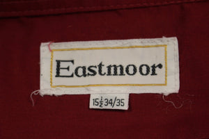 Eastmoor Men's Button Up Red Long Sleeve Shirt - 15-1/2 - 34/35 - Used