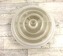 Load image into Gallery viewer, Vintage Retro Flush Mount Glass Ceiling Light Shade - Drum White - Round - Used