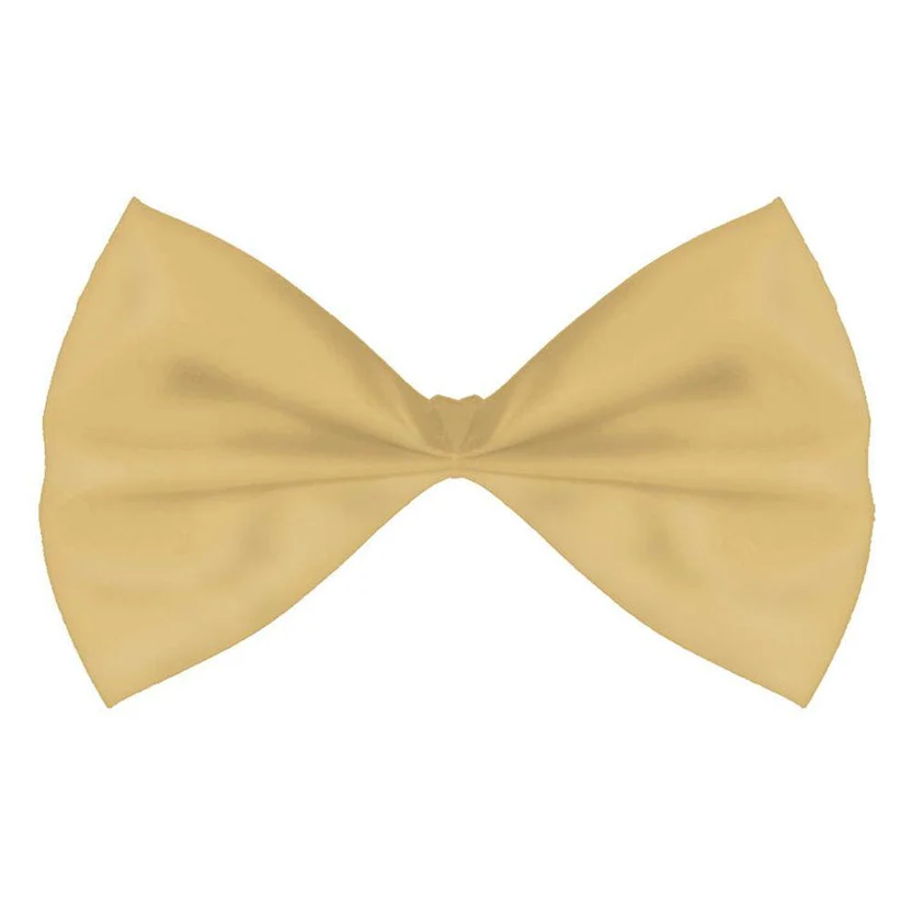 Amscan Gold Bow Tie - Adult - Fancy Dress Up Halloween Costume Accessory - New