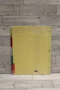 Vintage AICO Gold Line Indexes Rip-proof Binder Paper Dividers -New
