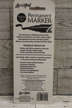 Load image into Gallery viewer, Liqui-Mark Permanent Marker Pen - Set of 2 - Black - New