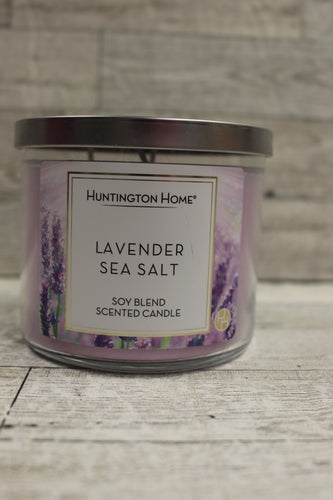 Huntington Home Lavender Sea Salt Soy Candle - 14 oz. - New
