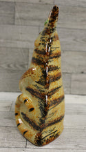 Load image into Gallery viewer, Glazed Cat Figure Redware TerraCotta Portugal by Molde Kitty - Used