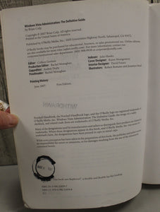 Windows Vista Administration: The Definitive Guide - Brian Culp