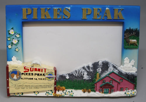 Pikes Peak Souvenir Picture Frame - 4x6 - Used
