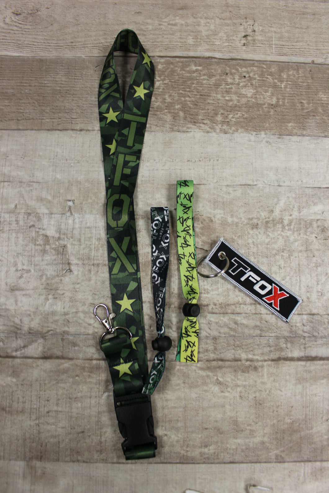 Tanner Fox Brand Merchandise Lot Bracelets Lanyard Keychain -New
