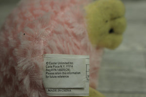 Easter Plush Bunny - Noise Maker - Used