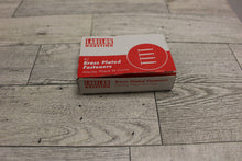 Load image into Gallery viewer, Noesting Brass Plated Fasteners - #2 - 100 Count - New