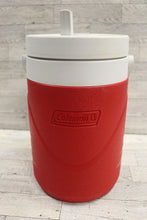 Load image into Gallery viewer, Coleman Half Gallon Red/White Water Drink Jug - #6001 - Red/White - Used