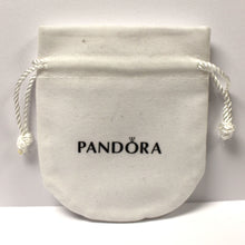Load image into Gallery viewer, Pandora Gift Pouch Bag - White - For Jewelry, Beads, Bracelets - New Dusty