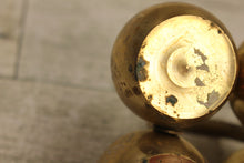 Load image into Gallery viewer, Brass Chowmukh Haldi 4 Bowl Holder - Used