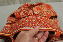 Load image into Gallery viewer, Vera Bradley Orange Boho Floral Medallion Medium Shoulder Bag - Used