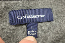 Load image into Gallery viewer, Croft &amp; Barrow Fleece Zip Up Jacket - Large - Gray - Used