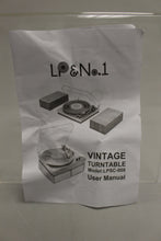 Load image into Gallery viewer, LP&amp;No.1 Vintage Turntable - Model: LPSC-008 - New