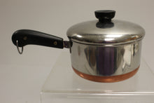 Load image into Gallery viewer, Revere Ware Copper Clad Saucepan with Lid - 1 quart - Used
