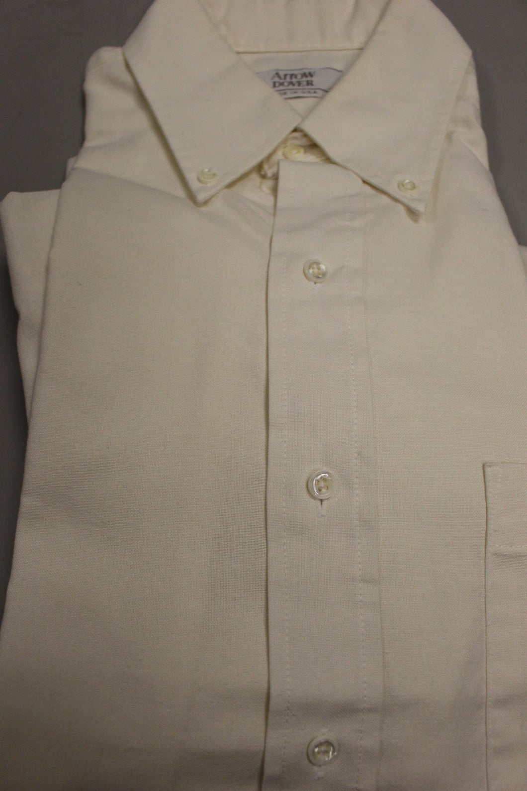 Arrow Dover Long Sleeve Button Up Dress Shirt - Size: 16 x 34/35