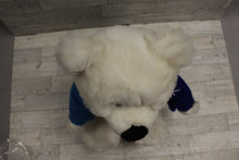 Load image into Gallery viewer, Christmas Plush Bear with Snowman Sweater - 13&quot; Tall - Used