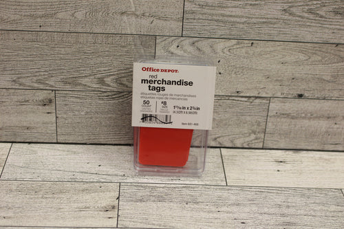 Office Depot Merchandise Tags - Size #8 (1.69