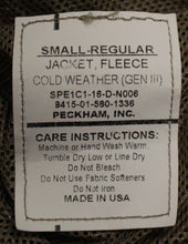 Load image into Gallery viewer, Rothco Coyote ECWCS Gen III Military Soft Polar Fleece Jacket - Small - Used