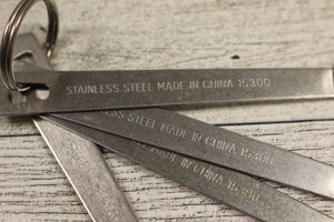 Vintage Measuring Spoons - Tad Pinch, Dash, Smidgen, Stainless Steel - Used
