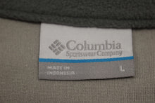 Load image into Gallery viewer, Columbia Men's Two Tone Quarter Zip Long Sleeve Shirt - Beige - Large - Used