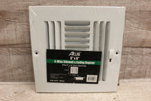 Load image into Gallery viewer, Altus® 6" x 6" 4-Way Sidewall &amp; Ceiling Register White -New