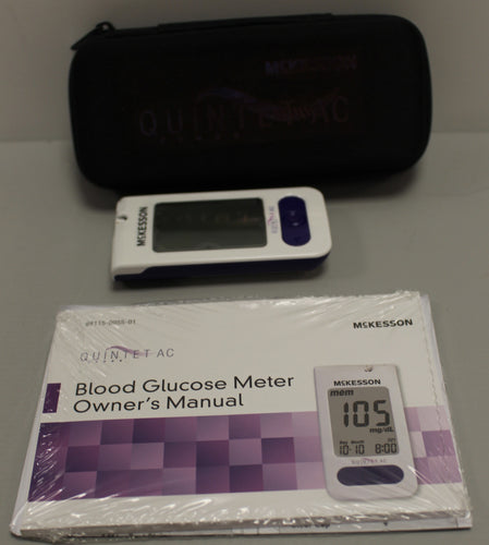 McKesson Blood Glucose Meter - 5055 - Quintet AC - New Damaged Bag