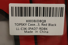 Load image into Gallery viewer, 9.7" iPad Case For iPad - Red/Black - New