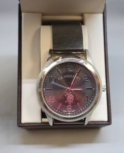 US Polo Association Accutime Watch - USC80392KL - Stainless Steel - New
