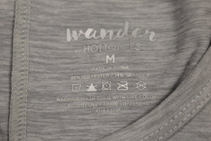 Wander Hotties Midweight Tie Back Tunic - Heather Grey - Medium - Used