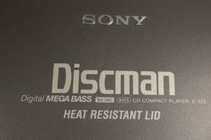 Vintage Sony Discman D-173 CD Player with Case - Used