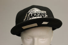 Load image into Gallery viewer, New Era 59Fifty Hat NBA Los Angeles Lakers Black/White Fitted Baseball Cap