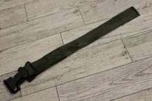 Load image into Gallery viewer, Army Canvas Strap Webbing Carrier with Alligator Metal Buckle - 4&quot; - New