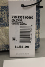 Load image into Gallery viewer, Brahmin Ady Wallet - Blue Sakura - New