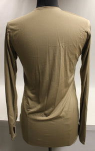 Gen III Light Weight Cold Weather Long John Shirt - Coyote - XSmall Regular- New