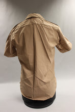 Load image into Gallery viewer, US Navy Creighton Men's Khaki Tan Short Sleeve Shirt - Size: Medium - Used
