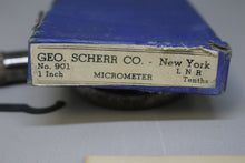 Load image into Gallery viewer, Geo Scherr Co Single Point Micrometer - NO 901 - 1 Inch - Used