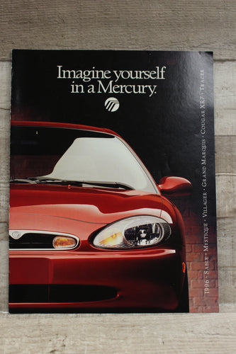 Vintage 1996 Mercury Vehicle Lineup Brochure Catalog -Used