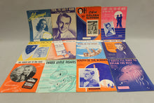 Load image into Gallery viewer, Lot of 38 Vintage Music Sheets - James Bland, Jan Savitt, Bing Crosby, &amp; More