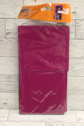 Room Essentials 2-Pack Of Cube Organizers -Burgundy -new