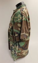 Load image into Gallery viewer, US Navy Seabees Woodland Short Sleeve Combat Jacket - Large Long - Used