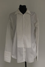 Load image into Gallery viewer, Air Force Mess Dress Aetna White Long Sleeve Dress Shirt - 17 x 33 - Used