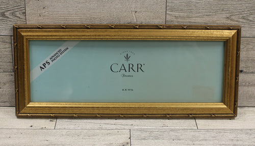Antique Panoramic Carr Picture Photo Frame - 4x11.5