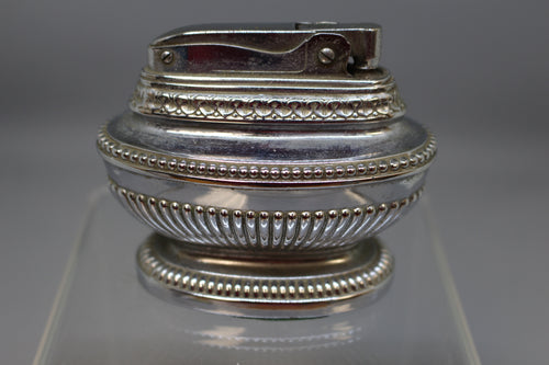 Vintage 1950's MTC Silver Metal Lighter - 2-1/2