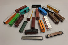 Load image into Gallery viewer, Lot of 18 Vintage Train Cars - Some for Parts - Used