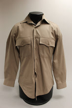 Load image into Gallery viewer, Men's AGSU Army Tan Long Sleeve Shirt - Size 17.5-34/35 T-C - Used