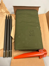 Load image into Gallery viewer, US Army USGI Shelter Half Pup Tent with Pins &amp; Poles - 8340-01-026-6096 - New