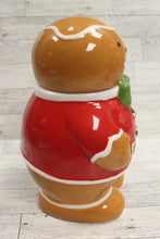Load image into Gallery viewer, Susan Winget Gingerbread Man Cookie Jar - Certified International - New