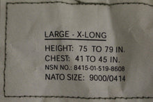 Load image into Gallery viewer, ACU Army Combat Coat, Size: Large X-Long, NSN: 8415-01-519-8608, New
